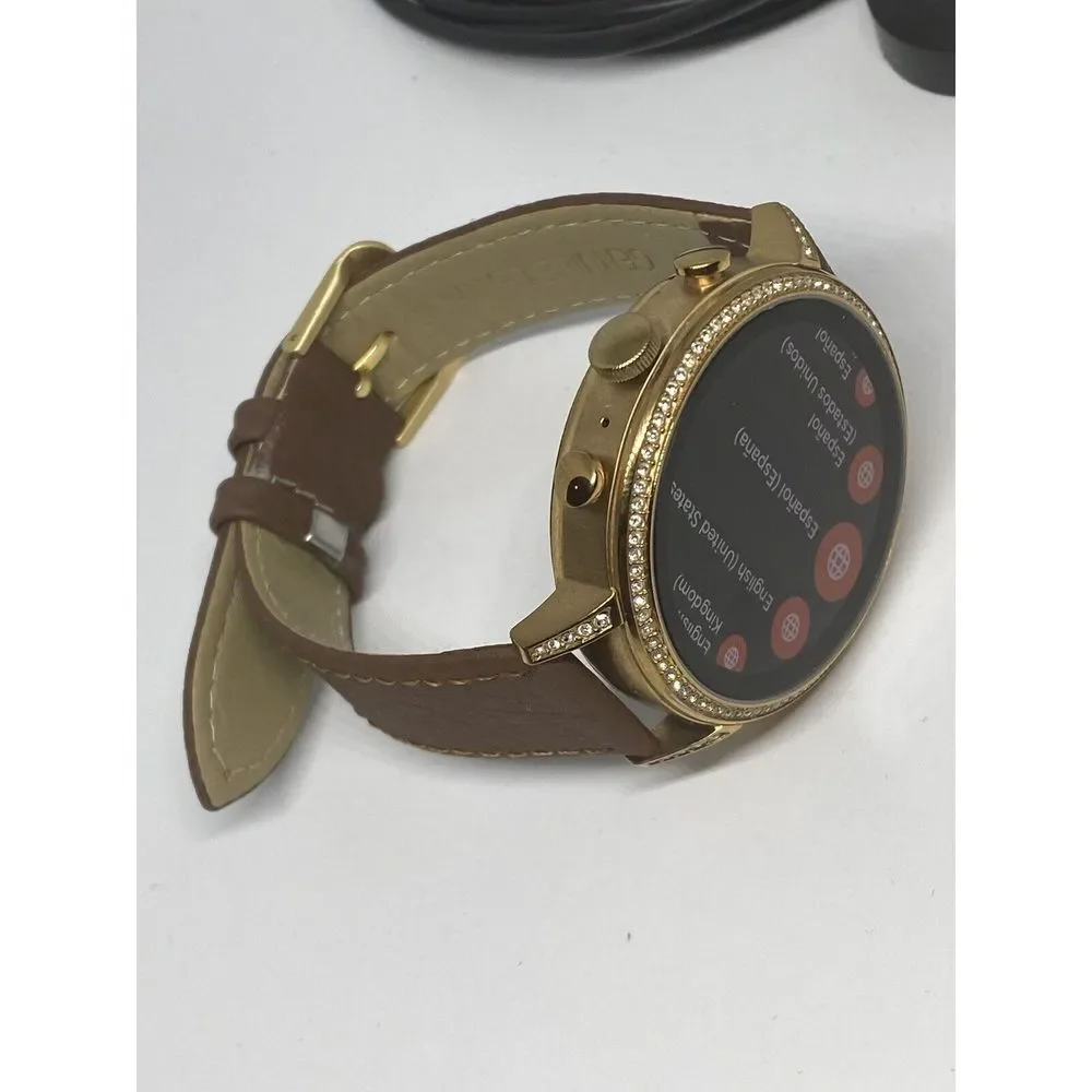 Fossil Gen 4 Authentic Digital Dial Smart Watch Custom Band FTW6015 AB83